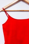 Basic red tank top (l)