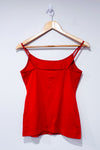 Basic red tank top (l)