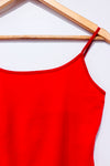 Basic red tank top (l)