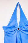 Camisole bleue ouverte devant (m)-La Vie en Rose-La Penderie du Paradis 🕊
