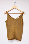 Camisole brune en tricot (xs)-Max Cocos-La Penderie du Paradis 🕊
