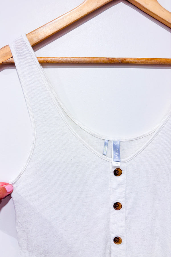 Camisole beige côtelée (s)-Simons-La Penderie du Paradis 🕊