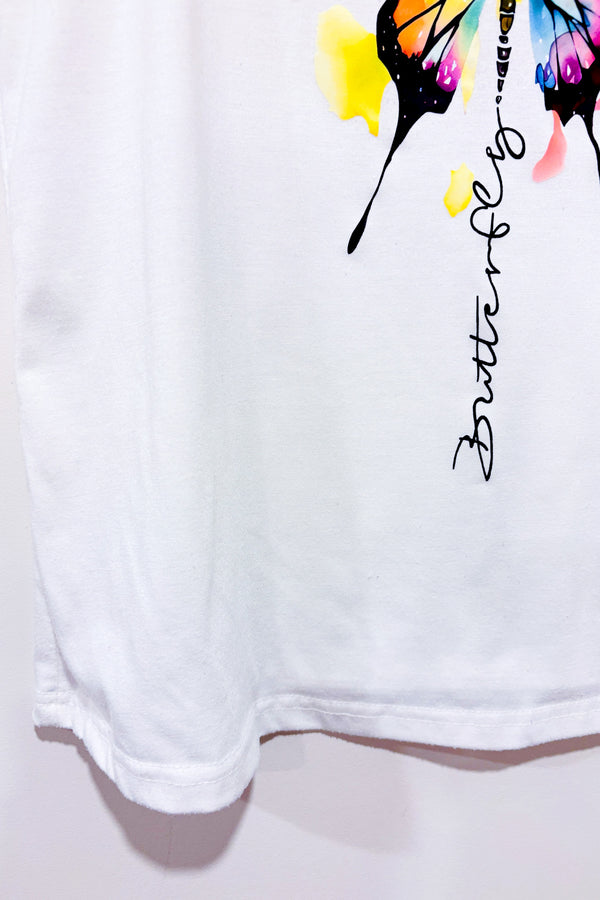 Camisole blanche avec papillon (s)-SHEIN-La Penderie du Paradis 🕊