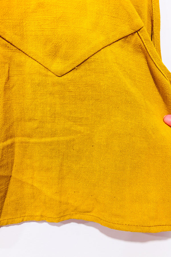 Camisole coupé moutarde (xs)-Cokluch-La Penderie du Paradis 🕊