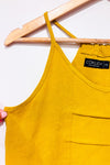Camisole coupé moutarde (xs)-Cokluch-La Penderie du Paradis 🕊