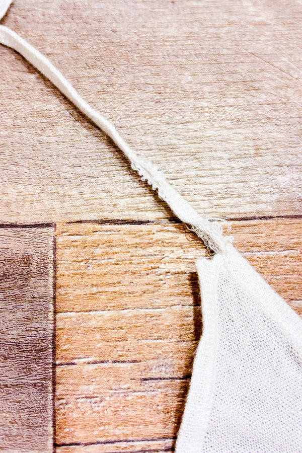 Camisole en maille bleue et jaune motif chevron (m)-DKNY-La Penderie du Paradis 🕊