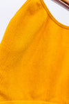 Camisole coupée côtelée jaune (s)-Autres-La Penderie du Paradis 🕊
