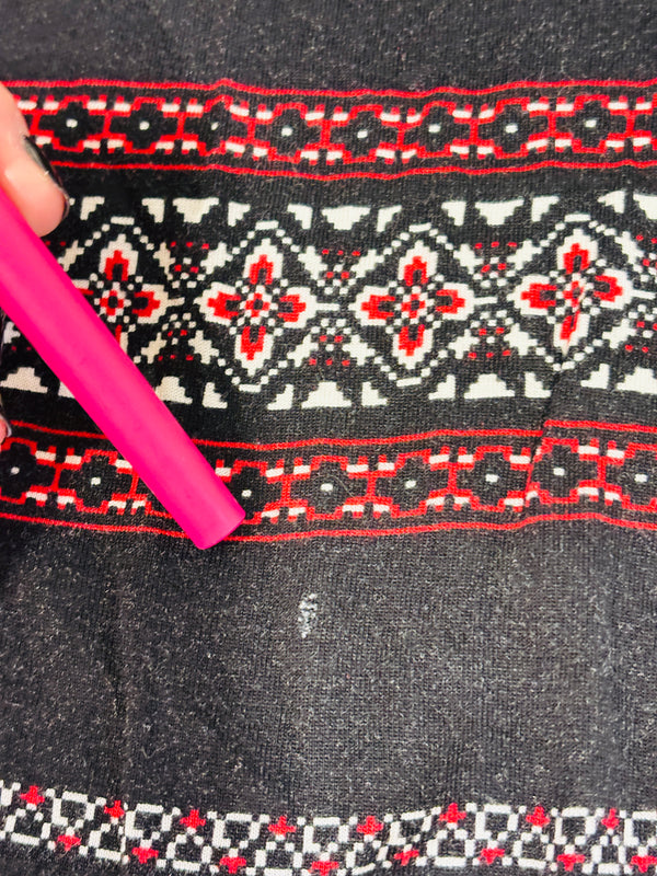 Camisole noire et rouge à motifs (xs)-Dynamite-La Penderie du Paradis 🕊