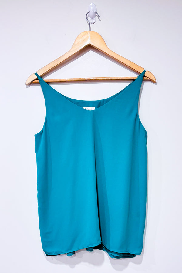 Camisole fluide verte (s)-Reitmans-La Penderie du Paradis 🕊