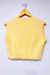 Débardeur jaune en tricot (xs)-Simons-La Penderie du Paradis 🕊