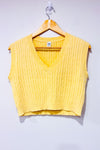 Débardeur jaune en tricot (xs)-Simons-La Penderie du Paradis 🕊