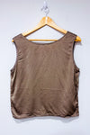 Camisole taupe satinée (l)-Autres-La Penderie du Paradis 🕊