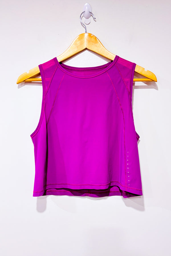 Camisole Sculpt coupée mauve* seconde main - Lululemon- La Penderie du Paradis