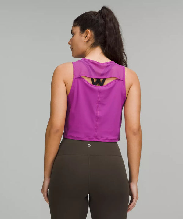 Camisole Sculpt coupée mauve* seconde main - Lululemon- La Penderie du Paradis