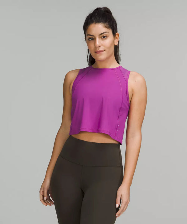Camisole Sculpt coupée mauve* seconde main - Lululemon- La Penderie du Paradis