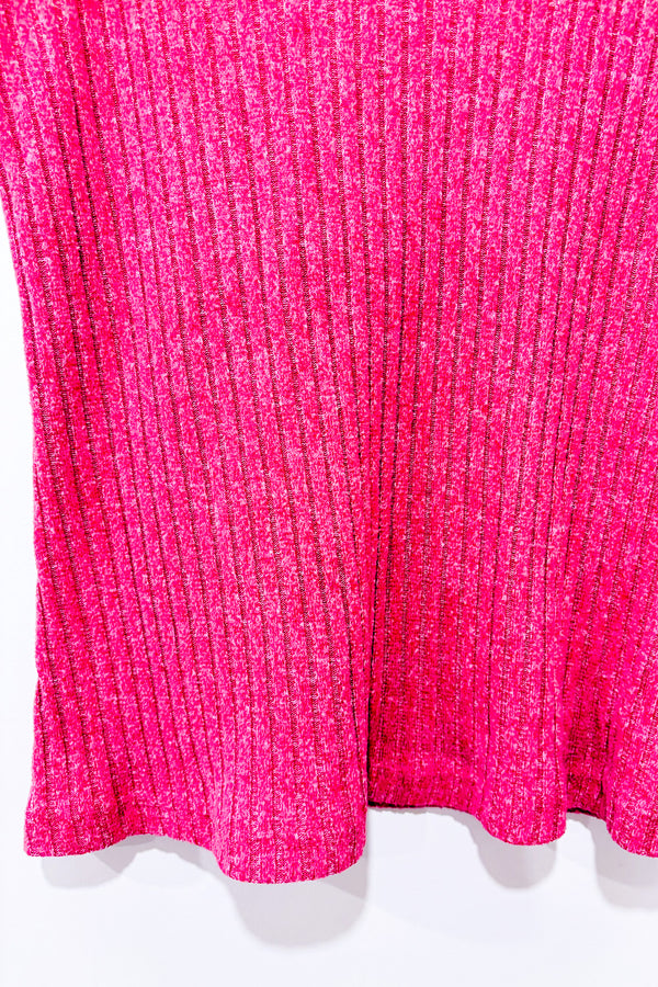 Camisole rose côtelée seconde main - George- La Penderie du Paradis