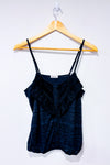 Camisole noire et grise avec dentelle seconde main - Ardene- La Penderie du Paradis