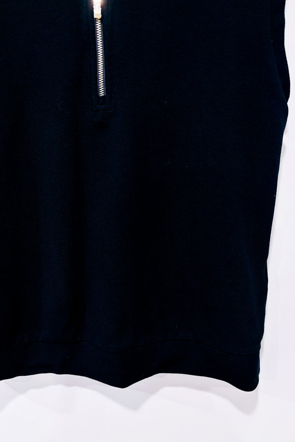 Haut noir à zip* seconde main - Lune Active- La Penderie du Paradis