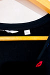 Camisole noire motifs coeurs et fleurs seconde main - Reitmans- La Penderie du Paradis