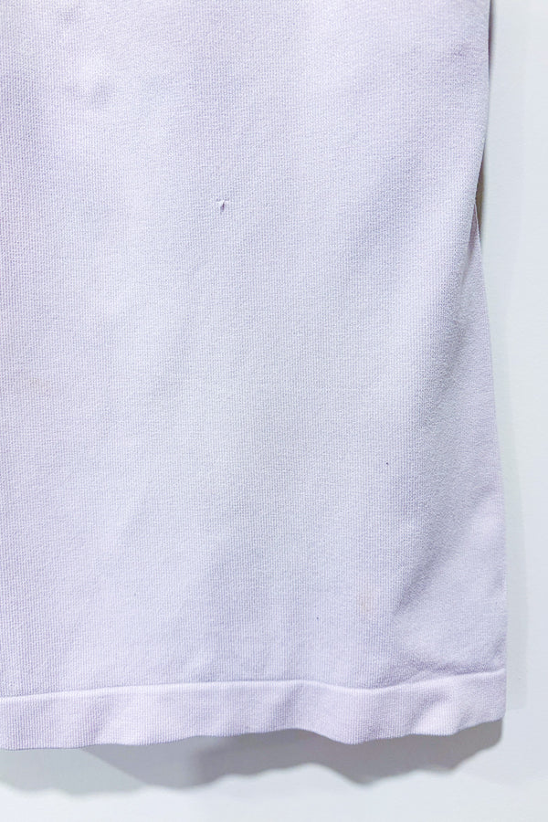 Camisole sport lilas côtelée dos ouvert avec top intégré seconde main - Fabletics- La Penderie du Paradis