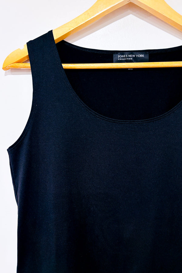 Camisole noire basique seconde main - Jones New York- La Penderie du Paradis