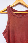 Camisole côtelée taupe seconde main - Aerie- La Penderie du Paradis