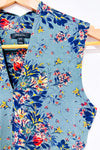Camisole verte fleurie seconde main - RW&CO.- La Penderie du Paradis