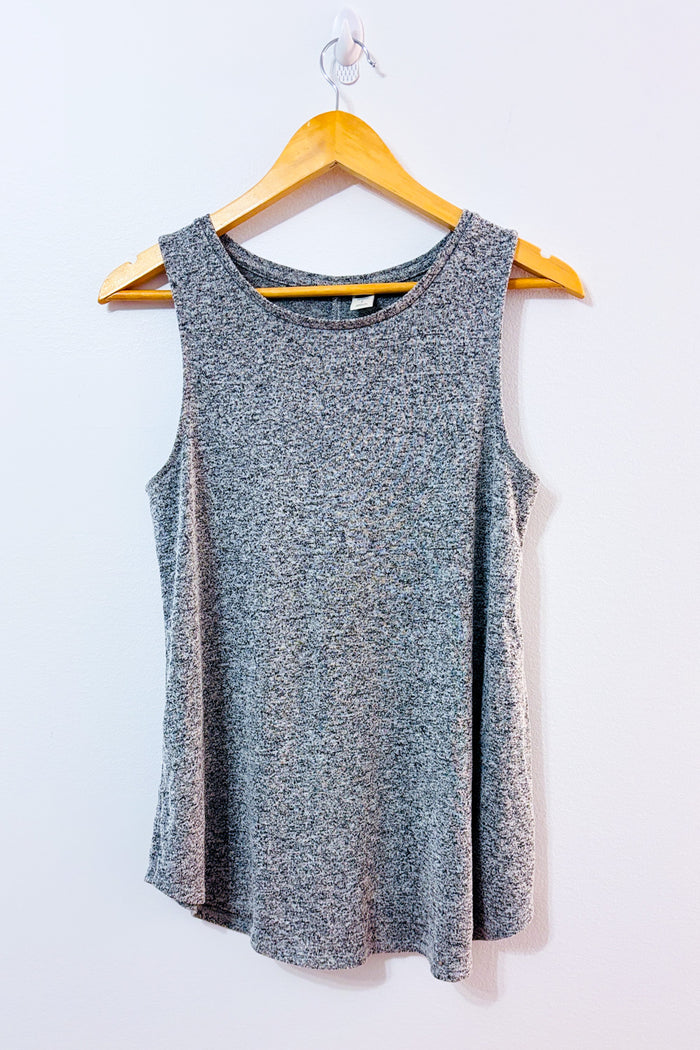 Camisole ample grise effet chiné seconde main - Old Navy- La Penderie du Paradis