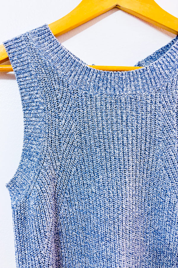 Haut en maille tricotée mauve* seconde main - Mango- La Penderie du Paradis
