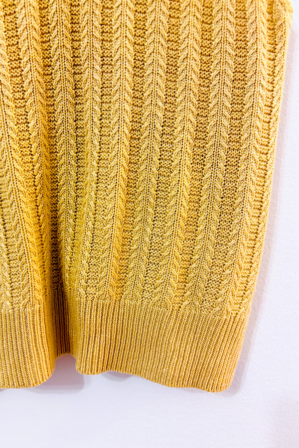 Camisole beige en tricot avec anneau écaille seconde main - Hippie Rose- La Penderie du Paradis
