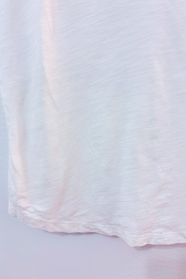 Camisole blanche avec empiècements en maille seconde main - Jones New York- La Penderie du Paradis