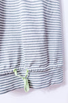Camisole sport grise et verte rayée avec soutien intégré seconde main - Reitmans- La Penderie du Paradis