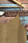 Camisole brune et noire avec motifs (l) seconde main Reitmans 