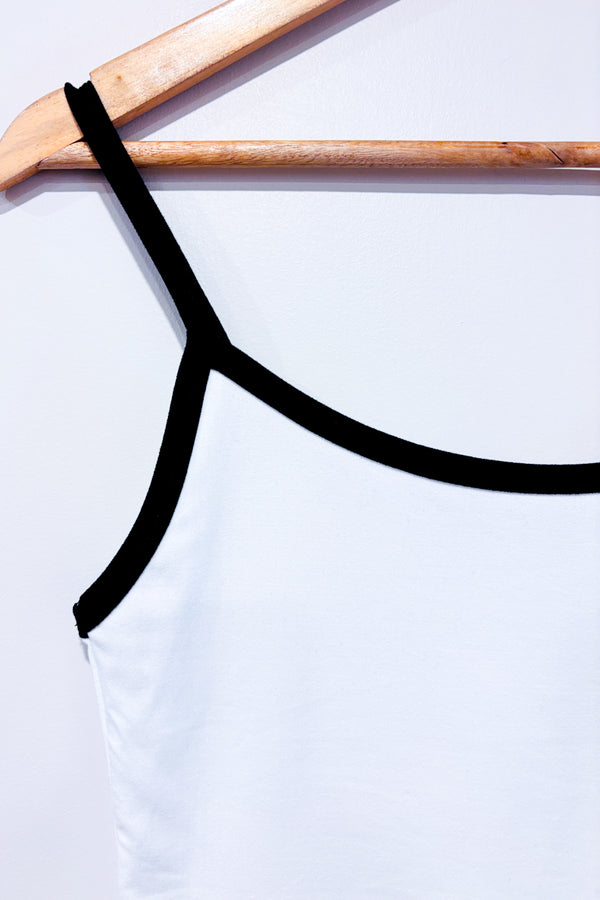 Camisole courte blanche et noire (m)-Ardene-La Penderie du Paradis 🕊