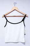 Camisole courte blanche et noire (m)-Ardene-La Penderie du Paradis 🕊