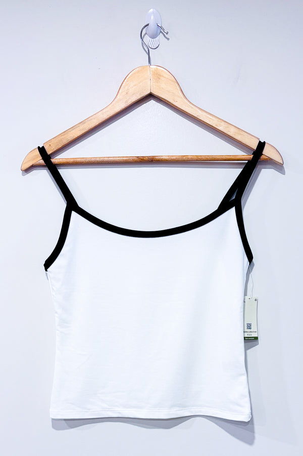 Camisole courte blanche et noire (m)-Ardene-La Penderie du Paradis 🕊