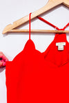 Camisole dentelée orangé (xs)-J. Crew-La Penderie du Paradis 🕊