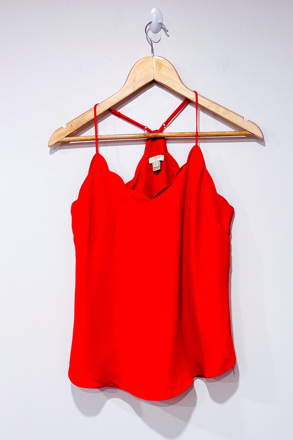 Camisole dentelée orangé (xs)-J. Crew-La Penderie du Paradis 🕊