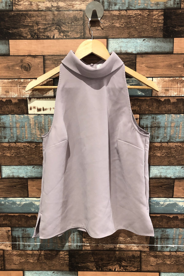 Camisole haut licou lilas (m) seconde main Simons 
