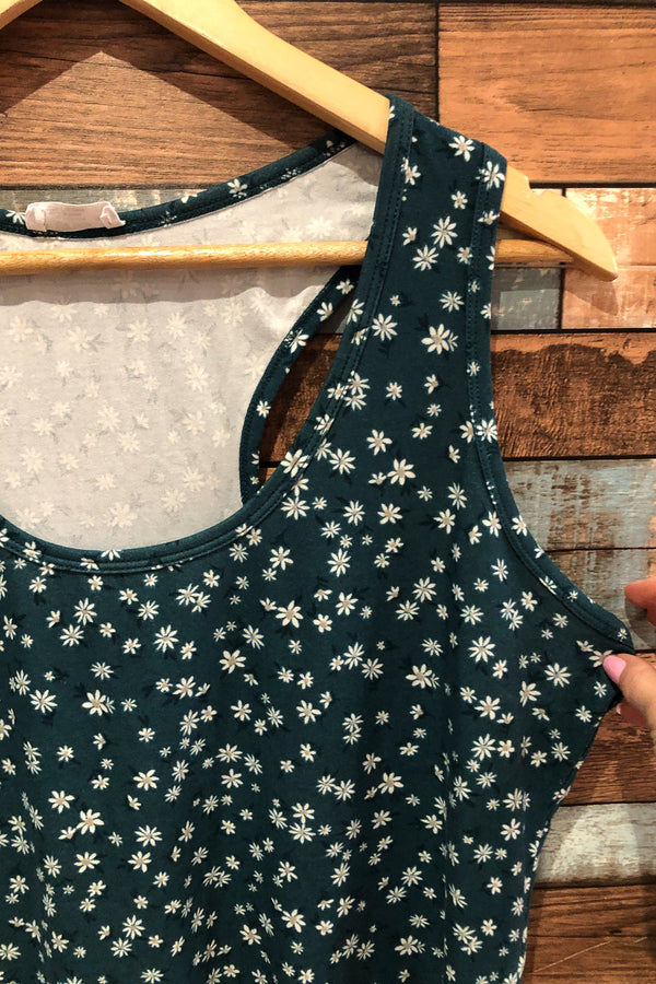 Camisole verte fleurie (xxl) seconde main Ardene 