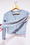 Cardigan court gris côtelé (xs)-Old Navy-La Penderie du Paradis 🕊
