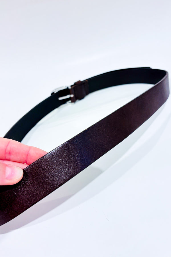 Ceinture brune en cuir italien* seconde main - Simons- La Penderie du Paradis