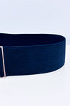Ceinture élastique noire avec boucle argent seconde main - Autres- La Penderie du Paradis