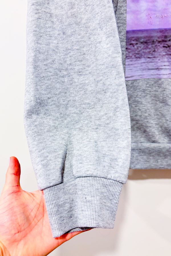 Chandail crewneck gris ''Meet the most beautiful self'' (l)-SHEIN-La Penderie du Paradis 🕊