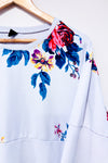 Chandail crewneck mauve très pâle fleuri (l)-SHEIN-La Penderie du Paradis 🕊
