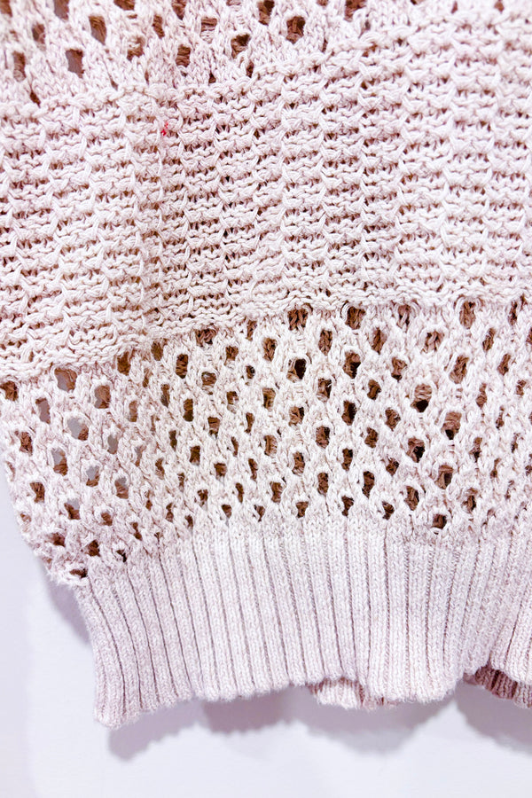 Chandail en maille beige à capuchon (m)-Garage-La Penderie du Paradis 🕊