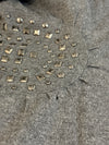 Chandail gris avec studs (xl) seconde main iDO La Vie 