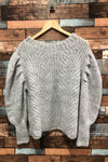 Chandail Mariposa gris en tricot (m) seconde main Mango 