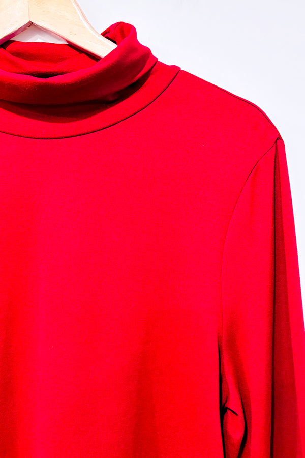 Chandail rouge basic à col roulé (xl)-SHEIN-La Penderie du Paradis 🕊