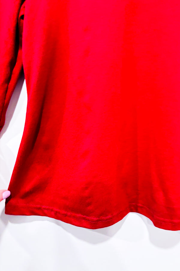 Chandail rouge basic à col roulé (xl)-SHEIN-La Penderie du Paradis 🕊